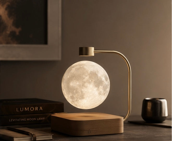 3D Lumora™ Floating Lunar Light — Prémiová designová dekorace