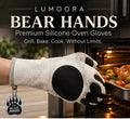 Zateplené kuchyňské chňapky ve tvaru medvědích tlap (Bear Hands Heat-Insulated Mittens)